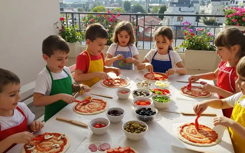 Talleres para fiestas infantiles en Guadalajara — taller de pizza para niños